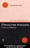 An Introduction to Discourse Analysis Theory and Method