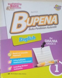Bupena: English for SMA/MA Grade X