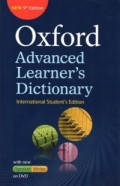 Oxford Advanced Learner's Dictionary: International Student's Edition