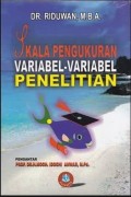 Skala Pengukuran Variabel-Variabel Penelitian