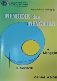 Serial Modul Pedagogi Mendidik dan Mengajar