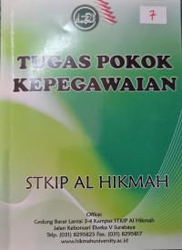Tugas Pokok Kepegawaian STKIP Al Hikmah