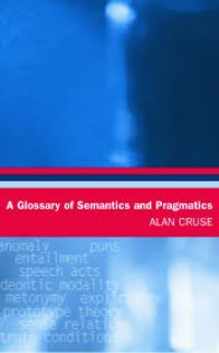 Image of A Glossary of Semantics and Pragmatics