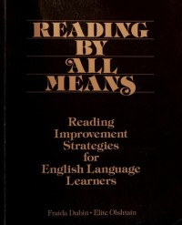 Image of Reading by All Means: Reading Improvement Strategies for English Language Learners
