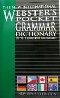 Image of The New International Webster's Pocket Grammar Dictionary of English Language