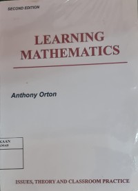 Image of Learning Mathematics: Issues, Theory, and Classroom Practice
