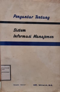 Image of Pengantar tentang Sistem Informasi Manajemen